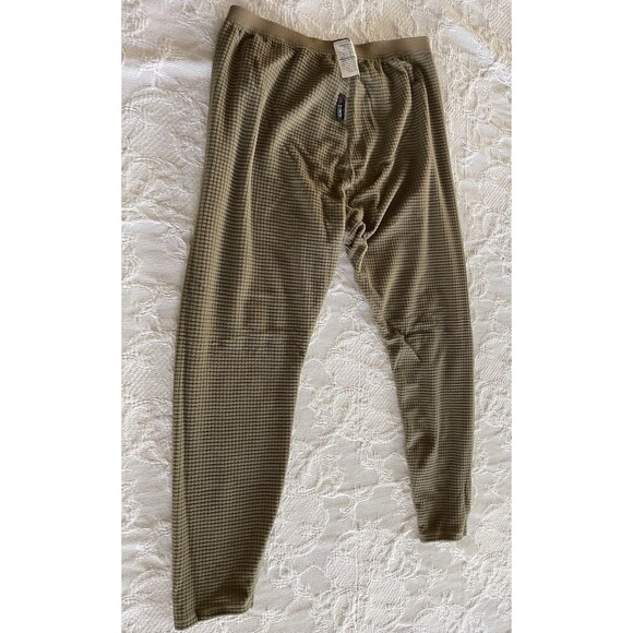 POLARTEC Power Dry Drawers Mid Weight Cold Weather Gen III Olive Large-Reg NWT - Picture 2 of 11